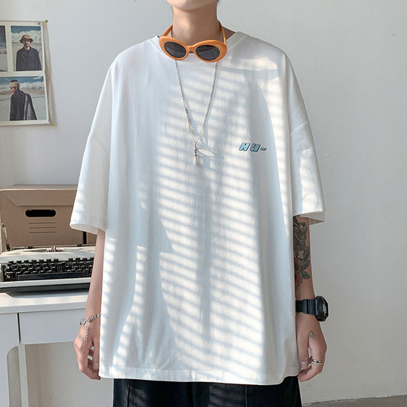 港风T恤韩版潮流短袖长袖体恤半袖ins网红2026新款抖音宽松衣服