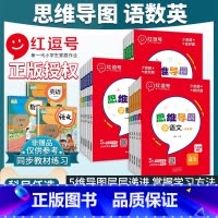 [人教版]语文数学英语3本套装 六年级上 [正版]2024版荣恒红逗号思维导图语文数学英语一二三四五六年级上册 人教版