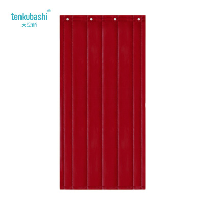 天空桥 棉门帘 MML-21酒红色无窗口二层棉 平方米