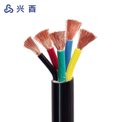 兴酉 铜芯通用软电缆 RVVZ-3*10+2*6平方 米
