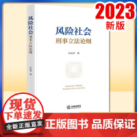 2023新书 风险社会刑事立法论纲 叶良芳著 法律出版社