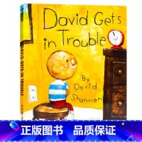 大卫惹麻烦 [正版]大卫不可以英文原版绘本 No David 大卫香农纸板 英语读物获奖名家绘本 David Shann