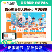 领跑一年级 暑假大通关[语数英三科] 小学通用 [正版]2024新版暑假大通关小学28天暑假预复习一升二升三升四升五升六