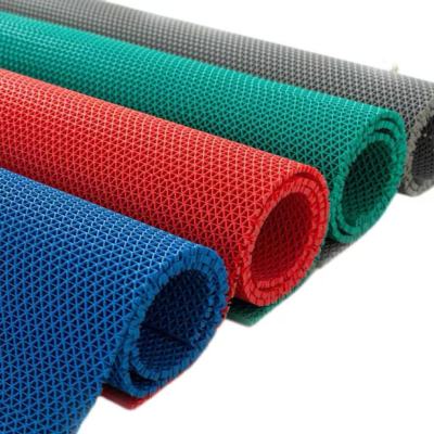 中锦科技 PVC防滑垫 宽1.2m 长15米 厚6mm S型镂空( 颜色备注) 卷