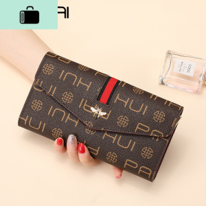 链条包2020新款潮单肩斜挎两用包女士手拿包女式大容量长款钱包女NEW LAKE 咖啡色配酒红色 咖啡色配酒红色