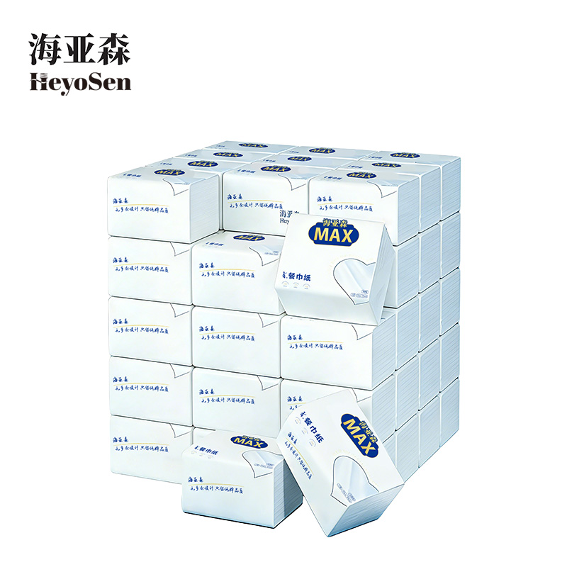 海亚森 M3006 1/4折餐巾纸3层无香型230*230mm*3层/张 75张/包 60包/箱 (计价单位:箱)