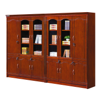 臻远 ZY051436 木质文件柜展示柜油漆贴木皮资料柜书柜 组合柜
