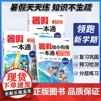 2025新版暑假一本通幼小衔接一升二升三年级语文数学英语暑假作业幼升小学一年级预备一年级拼音识字语言衔接每日一练