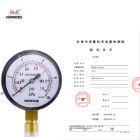 红旗 膜盒压力表带检定证书YE60(压力值需备注)块