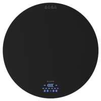 美菱(MELING)暖菜板热菜板保温板餐桌加热转盘家庭用圆形餐桌钢化玻璃加热饭菜神器 多档温度 手动旋转-60CM