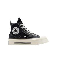 匡威(CONVERSE)女款高帮帆布橡胶底休闲跑步鞋黑色方头运动鞋
