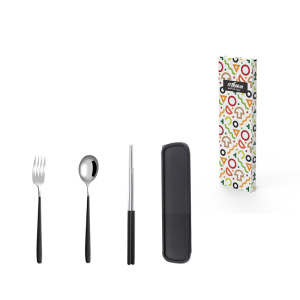 艾逸瑶选 CJ-21021 蒂尔堡不锈钢餐具三件套