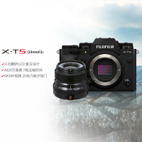 富士T5/XF23mmF2黑色标配 微单 便携三向翻折屏静太拍摄4020万像素复古XT5 数码T5 4020万像素 1.6亿像素拍摄 复古全能