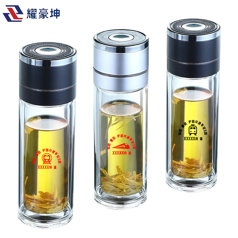 耀豪坤路外宣传速开保温杯可定制logoYHF-400ML