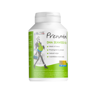 [孕妇DHA]原装进口法国埃里克Eric Farve艾瑞可孕妇海藻油DHA胶囊 60粒/瓶