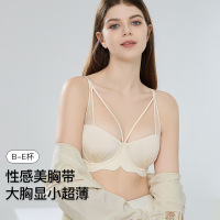 性感大码内衣女大胸显小防下垂软钢圈引力支撑夏季超薄文胸罩_495
