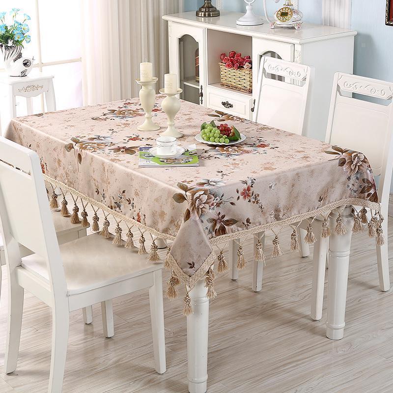 家柏饰(CORATED)中式茶几垫长方形桌布圆桌布餐桌布布艺台布客厅欧式家用