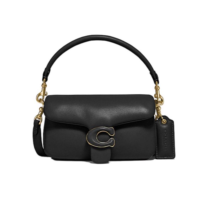 COACH徽标翻盖单肩包多功能插槽可拆提把