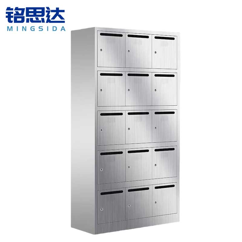 铭思达不锈钢信报箱15门台