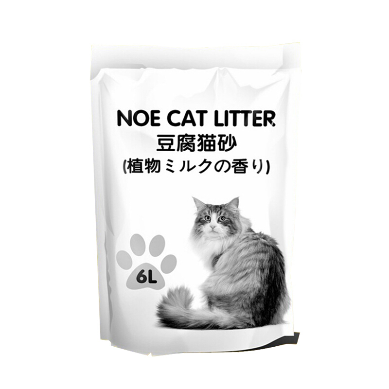 豆腐猫砂 环保无尘结团豆腐猫砂6L 绿茶味豆腐猫砂