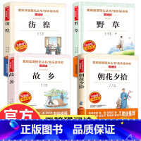 [正版4册]故乡+野草+朝花夕拾+彷徨 [正版]故乡鲁迅原著六年级必读课外书小学6年级经典书目小学生课外阅读书籍杂文集小