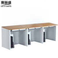 赛颐盛翻转电脑桌三人位2300*600*750mm(040)张