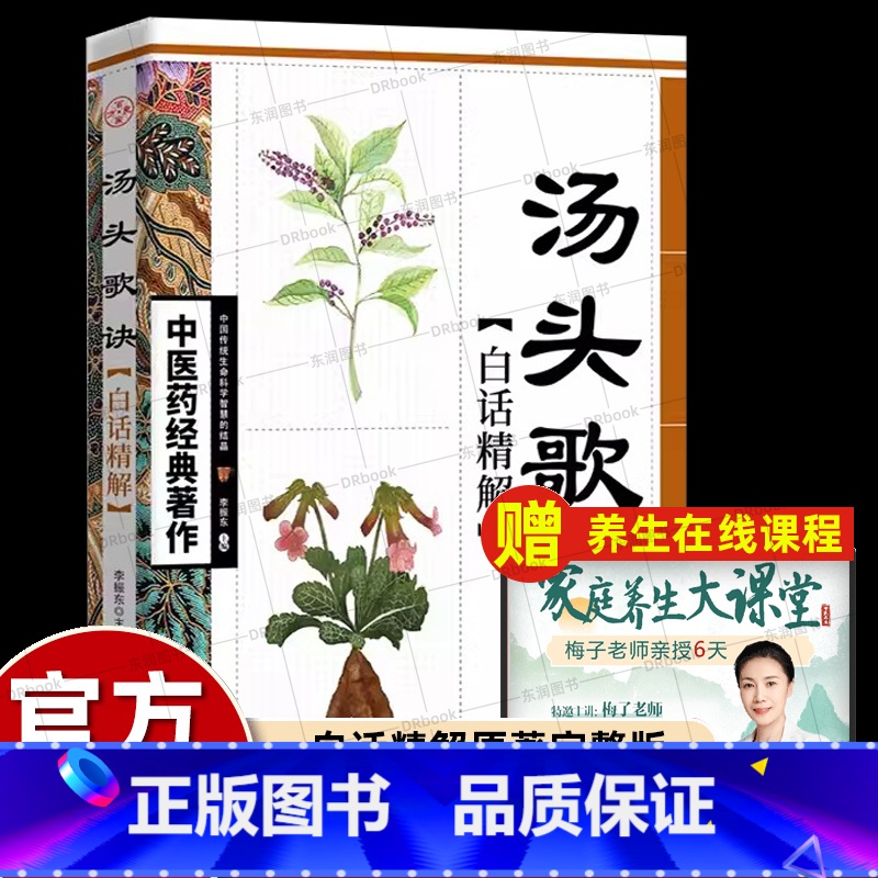 [正版]中医汤头歌诀白话解专家解读药学巨著教科书中药方剂汤剂诗歌新手习诵易记忆清代王昂零基础自学中医入门书籍大全好者收
