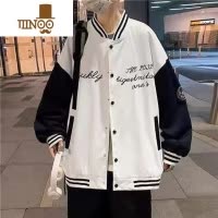 YANXU棒球服外套男孩潮帅气大童男装上衣初中高中学生休闲夹克男