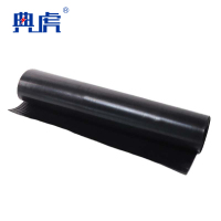 典虎 绝缘胶垫 黑色条纹10mm*1m*10m 卷