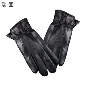 端固加绒羊皮手套D19T/副