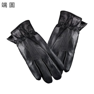 端固加绒羊皮手套D19T/副