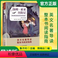 汤姆索亚历险记 初中通用 [正版]世界名著全套爱丽丝漫游奇境记汤姆索亚历险记鲁子问主编初中生读英语名著导读初中七八九年级