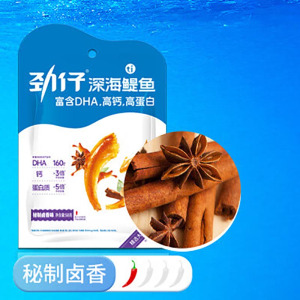 劲仔 深海鳀鱼 秘制卤香味58g/袋*4袋(组)