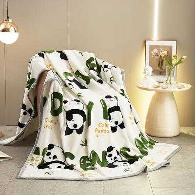 唐纳家纺 牛奶绒毯-步步高升 100*120CM- TN-BK23023