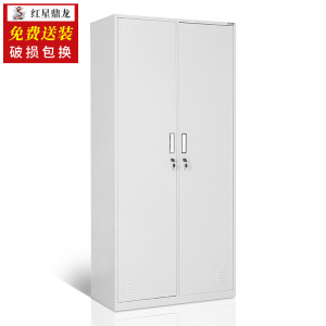 红星鼎龙 更衣柜员工柜二门铁皮柜储物柜寄存包柜鞋柜健身房浴室铁皮衣柜