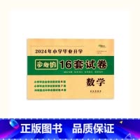 必做16套-数学 小学升初中 [正版]2024年毕业升学完全练考卷语文英语数学小学6六年级小升初会考真题考前压轴名校试卷