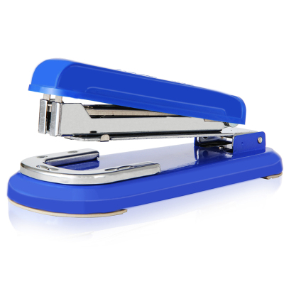 得力(deli)12# 旋转式订书机省力型金属订书器 2个装 颜色随机0828
