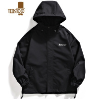 YANXU防水冲锋衣外套男2023新款痞帅美式潮牌青少年户外工装夹克