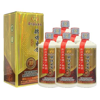 贵州茅台集团 锦绣东方酒 52度浓香型白酒500ml*6瓶 整箱装2016年份