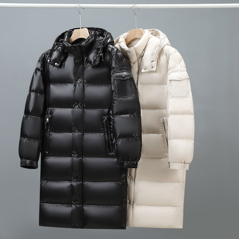 冬季男士休闲时尚百搭户外潮流保暖防风休闲连帽羽绒服男外套