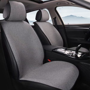 [补贴10%]新款汽车坐垫四季通用亚麻空气层透气防滑冬季棉麻半包座椅套座垫丰田本田大众