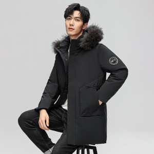 冬季新款90绒男装羽绒服外套山系户外加厚保暖青年男士羽绒服外套