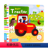 [正版]Busy系列Busy Tractor 忙碌的拖拉机 英文原版绘本 推拉滑动机关操作纸板书 儿童英语启蒙低幼趣味