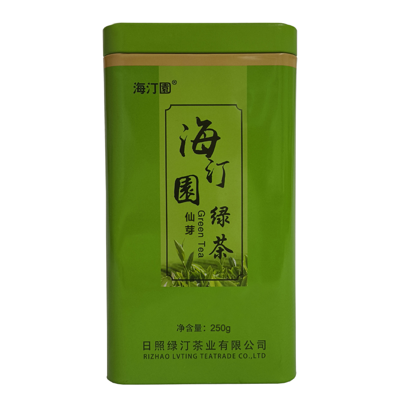 海汀园 绿茶仙芽 250g 罐