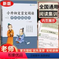 小升初文言文阅读 小学升初中 [正版]小升初毕业考试文言文阅读集训 培优新帮手 小学生升初中语文教辅资料练习册考试专项训