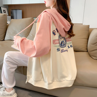 [1折价72.9元,叠加优惠券]疯狂动物城联名唐狮秋冬新款开衫卫衣女连帽加绒卫衣外套潮