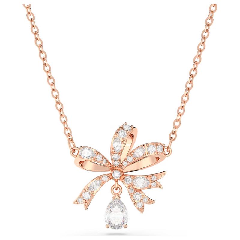 Swarovski女项链蝴蝶结饰品Hyperbola吊坠配饰约会聚会