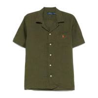 polo ralph lauren纯亚麻男士休闲衬衫透气舒适夏季商务通勤百搭