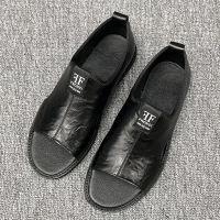 大码47 48供货凉鞋男士2025新款休闲真皮软底防滑沙滩凉拖鞋