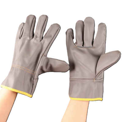 誉丰 全皮短款电焊手套 YF-5149 双